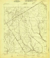 Mauriceville 1926 topographic map thumbnail