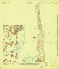 Point Isabel 1929 topographic map thumbnail
