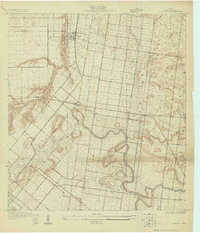 Rio Hondo 1929 topographic map thumbnail