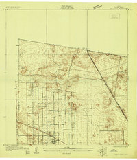 Santa Rosa 1929 topographic map thumbnail