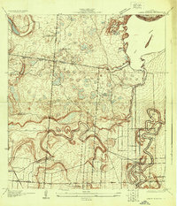 Laguna Atascosa 1930 topographic map thumbnail