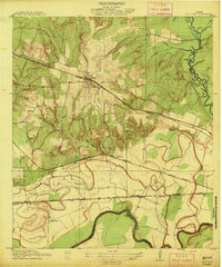 Millican 1913 topographic map preview