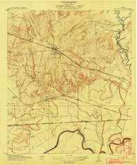 Millican 1913 topographic map preview
