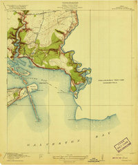 Morgan Point 1919 topographic map thumbnail