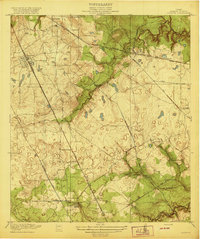 Louetta 1920 topographic map thumbnail