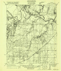 Rowena 1921 topographic map thumbnail