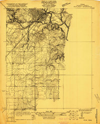 Spur Creek 1921 topographic map thumbnail