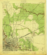 Settegast 1922 topographic map preview