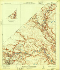 Moonshine Hill 1920 topographic map thumbnail