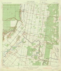 Rio Hondo 1932 topographic map thumbnail
