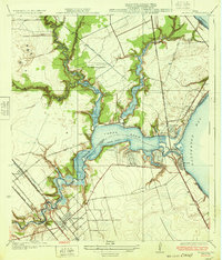 Seabrook 1932 topographic map thumbnail