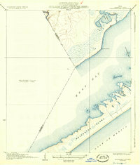 Karankawa Lake topographic map thumbnail
