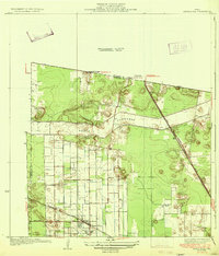 Santa Rosa 1933 topographic map thumbnail