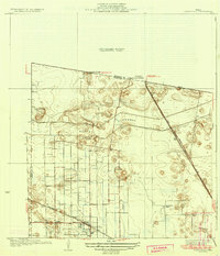 Santa Rosa 1933 topographic map thumbnail