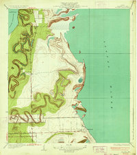 La Coma 1934 topographic map preview