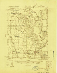 Mc Kinney 4-d 1924 topographic map thumbnail