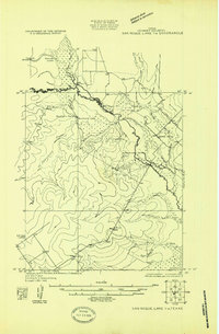 San Roque Lake 1-a topographic map thumbnail