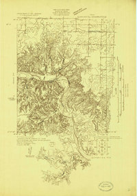 Quanah 3-a 1927 topographic map thumbnail