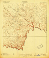 Indian Wells 1918 topographic map thumbnail