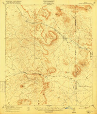 Jordan Gap 1918 topographic map thumbnail
