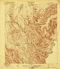 Maravillas Canyon 1919 topographic map thumbnail