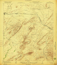 Marathon 1921 topographic map preview