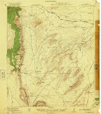 Monument Spring 1921 topographic map thumbnail