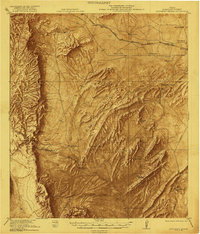 Monument Spring 1921 topographic map thumbnail