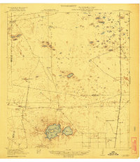 La Sal Vieja 1922 topographic map thumbnail
