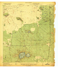 La Sal Vieja 1922 topographic map thumbnail