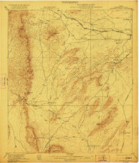 Monument Spring 1921 topographic map thumbnail