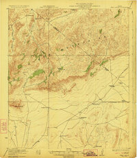 Hess Canyon 1923 topographic map thumbnail