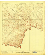 Indian Wells 1918 topographic map thumbnail