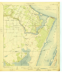 Oso Creek 1925 topographic map thumbnail