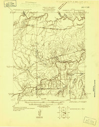 Simmons No. 1 1925 topographic map thumbnail