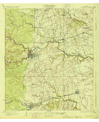 Round Rock 1928 topographic map preview