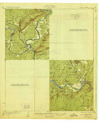 Marble Falls 1929 topographic map thumbnail
