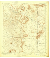 Jordan Gap 1930 topographic map preview