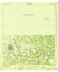 Seguin 1930 topographic map preview