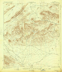 Hood Spring 1931 topographic map thumbnail