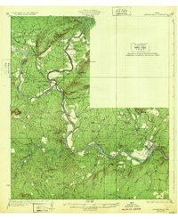 Marble Falls 1932 topographic map thumbnail