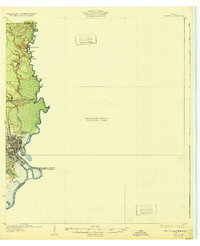 Orange 1932 topographic map preview