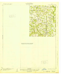 Springtown 1932 topographic map preview