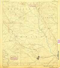 Lampasas 1887 topographic map thumbnail