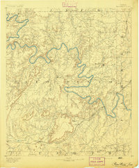Palo Pinto 1891 topographic map thumbnail