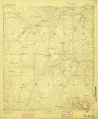 Rock Springs 1893 topographic map thumbnail