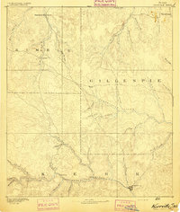 Kerrville 1894 topographic map thumbnail