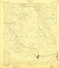 Lampasas 1894 topographic map thumbnail