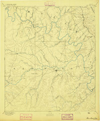 San Saba 1894 topographic map preview