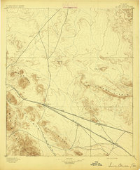 Sierra Blanca 1895 topographic map thumbnail